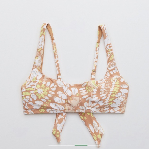 Aerie tie back scoop bikini top and aerie cheekiest bikini bottom - Picture 3 of 7